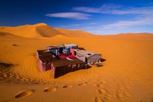 Sahara Desert camp Morocco